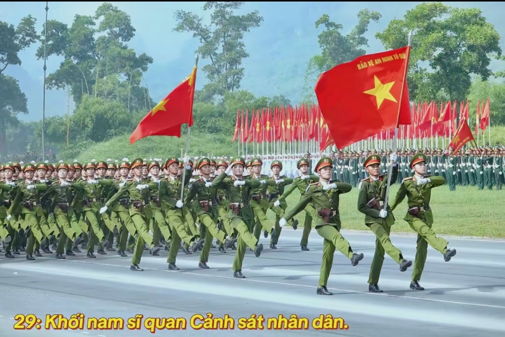 Khối nam sĩ quan Cảnh sát nhân dân